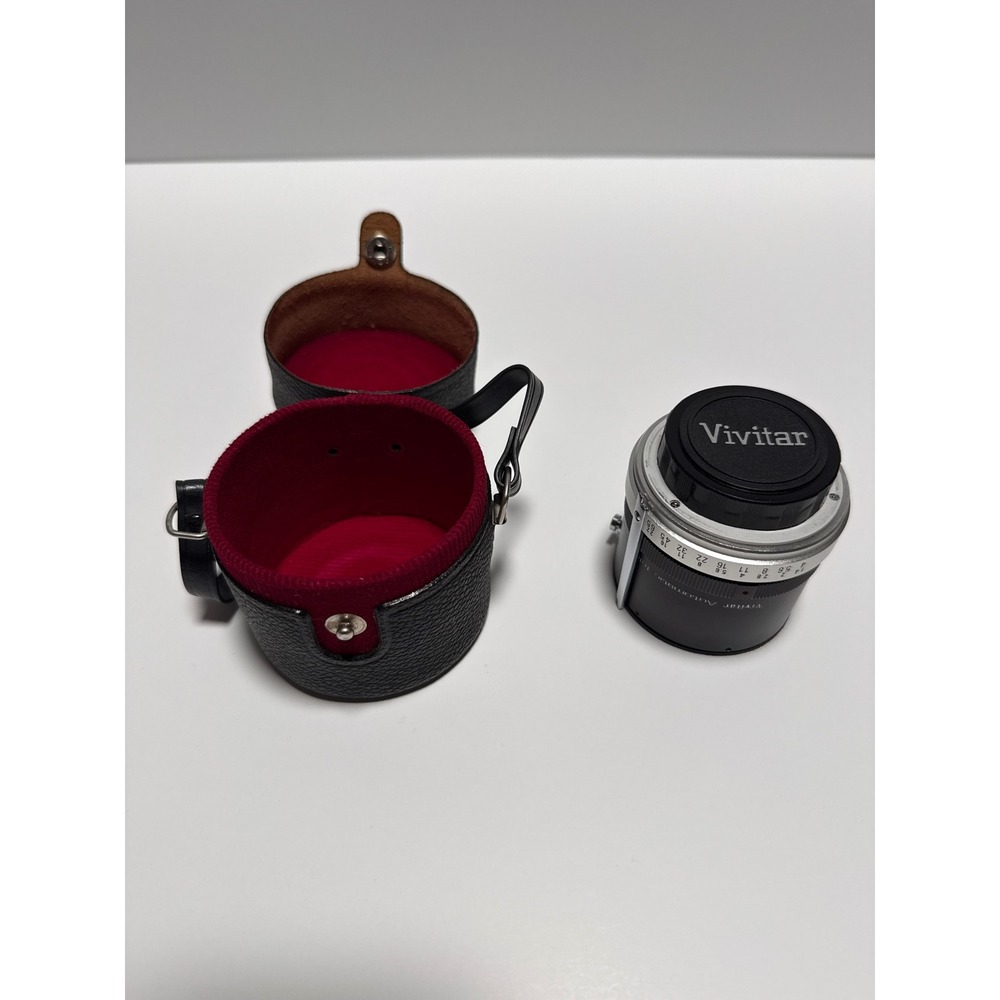 Vivitar‎ Automatic Tele Converter 3X-5 Lens with Original Red Lined Hard Case